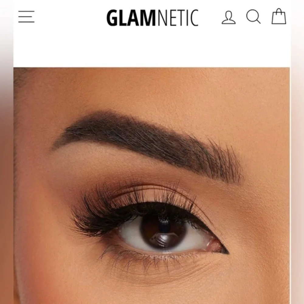 Brand new Glamnetic false magnetic eyelashes Style- Lush